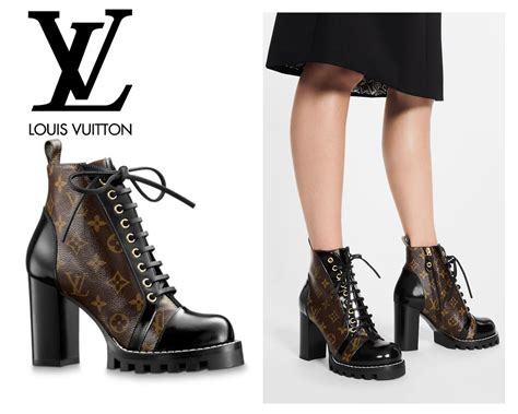 brown lv boots|louis vuitton ankle boots.